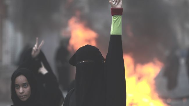 Bahraini protesters voice support for political prisoners
